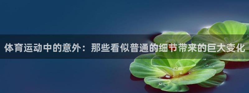 体育运动中的意外：那些看似普通的细节带来的巨大变化