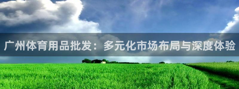 广州体育用品批发：多元化市场布局与深度体验