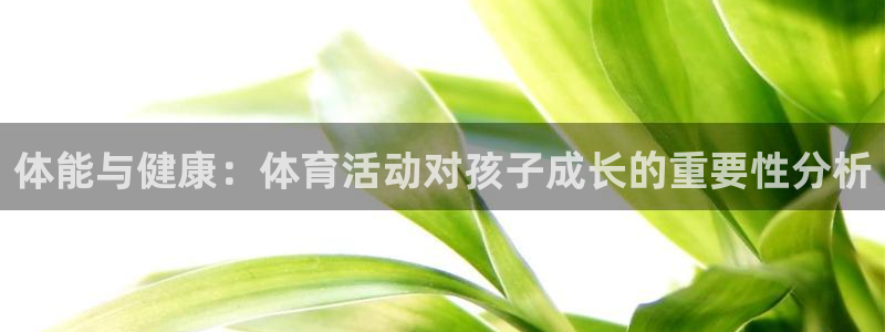 体能与健康：体育活动对孩子成长的重要性分析